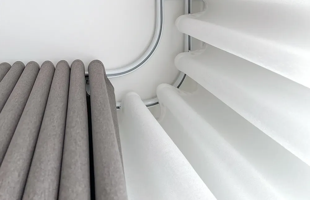 Wave (tape) curtain